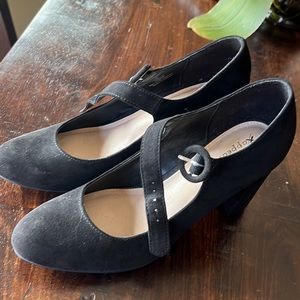 Xappeal black Mary Jane heels